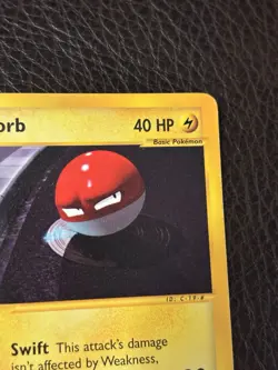 Pokemon TCG Aquapolis Voltorb Card Regular, Common (115/147) LP - Image 3