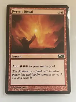 Pyretic Ritual Core Set 2011 M11 - MTG Magic the Gathering - LP - Image 1