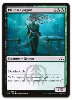 Pitiless Gorgon #218 (NM) Guilds of Ravnica GRN Magic MTG - Image 1