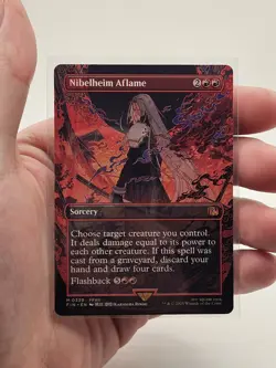 Nibelheim Aflame - M0339 Foil (Borderless) - Final Fantasy - MTG - NM - Image 3