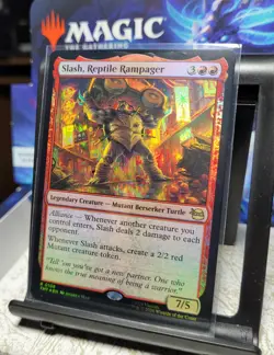 MTG Teenage Mutant Ninja Turtles Slash, Reptile Rampager, NM, Foil, Ships Quick - Image 2