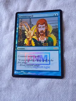 Counterspell NM Foil FNM DCI Promo Blue Instant MTG - Image 1