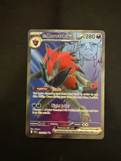 N's Zoroark ex 175/159 Ultra Rare Holo SV09: Journey Together Pokemon TCG NM - Image 2