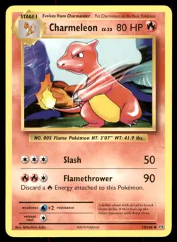 Pokemon TCG Pokemon Charmeleon Charmeleon Uncommon Regular - Image 1