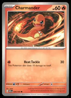 Pokemon TCG Regular (NON-HOLO) charmander - Image 1