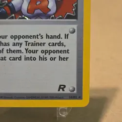 Rocket's Sneak Attack 16/82 Pokemon TCG Team Rocket Unlimited Holo Rare (LP) - Image 4