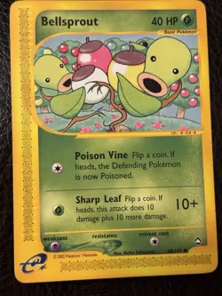 Pokemon TCG Bellsprout Aquapolis 69/147 Regular Common - Image 1