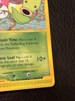 Pokemon TCG Bellsprout Aquapolis 69/147 Regular Common - Image 4