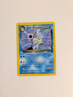 Dark Blastoise 20/82 Team Rocket Vintage 1999 Pokemon TCG WotC Non Holo Rare Nea - Image 1