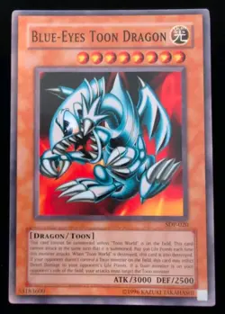 Blue-Eyes Toon Dragon SDP-020 Yu-Gi-Oh! Ultra Rare Condition 1996 - Image 1