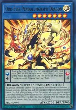 Odd-Eyes Pendulumgraph Dragon - MP23-EN079 - Ultra Rare - 1st Edition Yugioh - Image 1