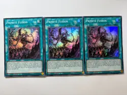 3 x Primite Fusion DUAD-EN065 Super Rare 1st Edition YuGiOh Playset NM - Image 1