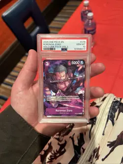2025 One Piece Roronoa Zoro Welcome Pack Vol.2 #076 PSA 10 GEM MINT | POP 4 - Image 1