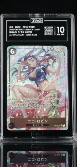 TAG 10 GEM MINT Nico Robin OP12-087 Alt Art Legacy of the Master One Piece PSA - Image 1