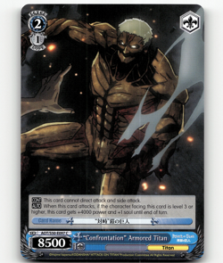 Weiss Schwarz - "Confrontation" Armored Titan - Attack on Titan Vol. 2 - Image 1