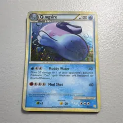 Pokemon Quagsire Heartgold & Soulsilver 9/123 Holo Rare Stage 1 Card - Image 1