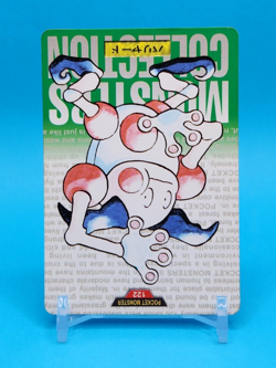 Pokemon Card Japanese - Mr. Mime No. 122 - Bandai Carddass - Green - Image 2