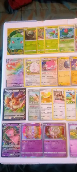 Pokemon Card Collection Lot Bulbasaur, Topps, Pikachu,Mew V - Image 2