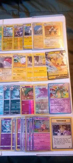 Pokemon Card Collection Lot Bulbasaur, Topps, Pikachu,Mew V - Image 4