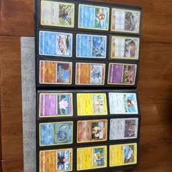 Ultra Pro 9-Pocket Pokemon Poke Ball Pro Binder - Lot Of Cards Full Binder-READ - Image 5