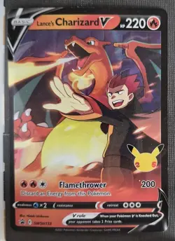 Lance's Charizard V SWSH133 SWSH: Sword & Shield Promo Cards Holo NM - Image 1