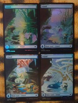 20x FOIL Magic MTG Full Art Land SET Complete BLOOMBURROW /4 STAGIONI / 4 SEASON - Image 3