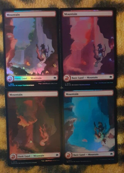 20x FOIL Magic MTG Full Art Land SET Complete BLOOMBURROW /4 STAGIONI / 4 SEASON - Image 5