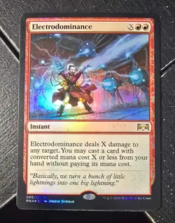 Electrodominance FOIL, Ravnica Allegiance, MTG NM/M - Image 1