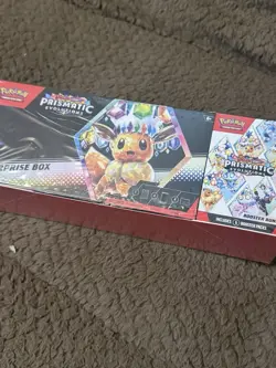 One box Pokemon Prismatic Evolutions Surprise Box Booster Bundle English Eevee - Image 1