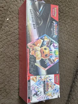 One box Pokemon Prismatic Evolutions Surprise Box Booster Bundle English Eevee - Image 2