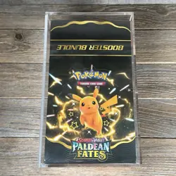Pokemon TCG Scarlet & Violet Paldean Fates Booster Bundle Display Factory Sealed - Image 1