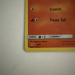CHARMANDER 9/25 HOLO 25TH ANNIVERSARY MCDONALD'S POKEMON TCG NM-LP - Image 2