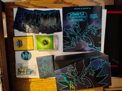 *Empty* Pokemon Phantasmal Flames ETB box with accessories - Image 1