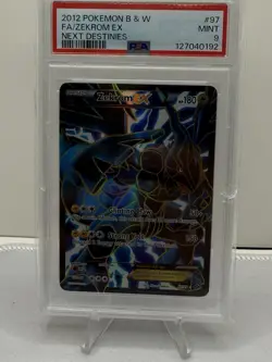 Pokemon TCG Zekrom EX 97/99 Next Destinies Ultra Rare Full Art Holo PSA 9 - Image 1
