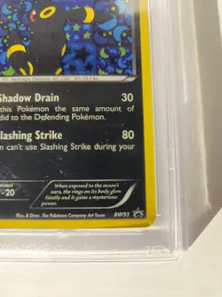 2013 POKEMON BLACK & WHITE PROMO #BW93 UMBREON-HOLO SYLVEON COLL-PROMO PSA 6 - Image 5