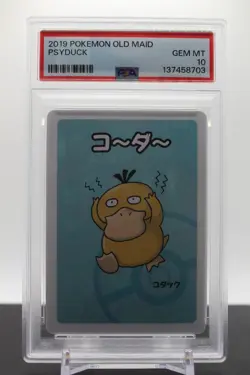 PSA 10 - Psyduck - 2019 Pokemon Old Maid - Image 1