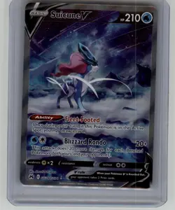 Suicune V GG38/GG70 Crown Zenith: Galarian Gallery Holo Ultra Rare Pokemon TCG - Image 1