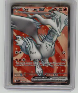 Pokemon TCG English Reshiram EX White Flare 158/086 Ultra Rare - NM - Image 1