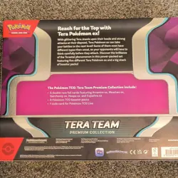 Pokemon TCG Tera Team Premium Collection Box Foil Booster Arcanine Mewtwo - Image 2