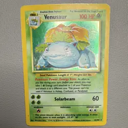 Pokemon Venusaur Base Set 15/102 Holo Rare 1999 Wizards 100 HP - Image 1