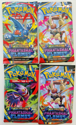 4X Phantasmal Flames booster packs - sealed - Pokemon English - Image 1