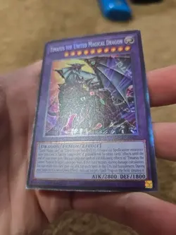 Timaeus The United Magical Dragon Collector Rare 1st MZMU-EN012 NM Yugioh - Image 2