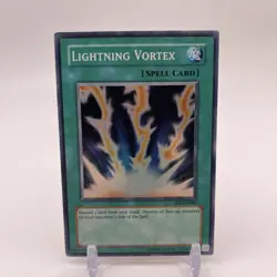 Lightning Vortex FET-EN040 Super Rare UNLIMITED MP Yugioh - Image 1