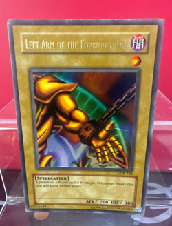 Yu-Gi-Oh! Left Arm of the Forbidden One LOB-123 Ultra Rare OG Unlimited NM/LP - Image 1