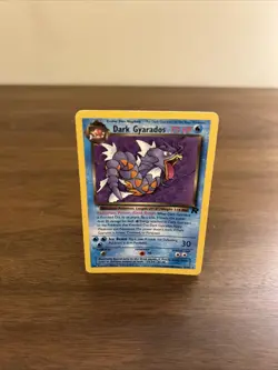 1998 Dark Gyarados Non-Holo Rare Pokemon TCG Card 25/82 NM - Image 1