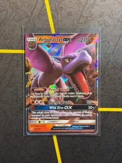 Aerodactyl GX 106/236 - Pokemon TCG Unified Minds Sun & Moon Ultra Rare Card NM - Image 1