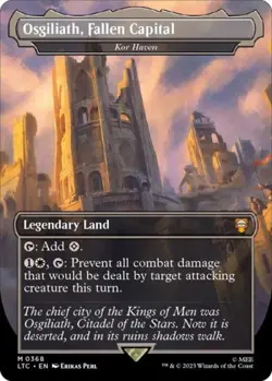 Osgiliath, Fallen Capital - Kor Haven -Foil Light Play MTG - Image 1
