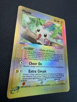 Plusle 8/97 EX Dragon Pokemon Card Reverse Holo NM- - Image 4
