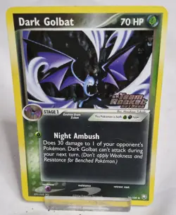 Dark Golbat Reverse Holo 34/109 Ex Team Rocket Returns Pokemon Card Stamped - Image 1