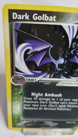 Dark Golbat Reverse Holo 34/109 Ex Team Rocket Returns Pokemon Card Stamped - Image 3